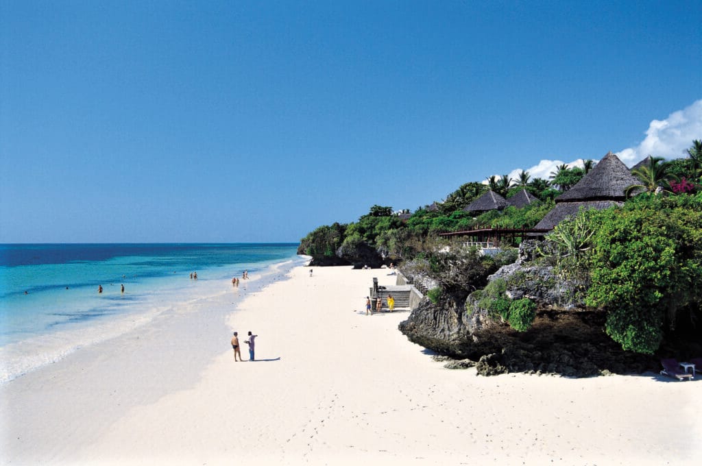 Stranden ved Leopard Beach Resort