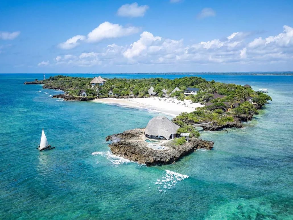 Chale Island fra oven