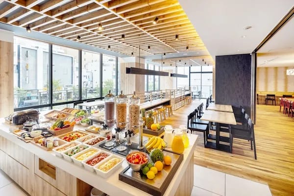 The B Asakusa, morgenmadsbuffet