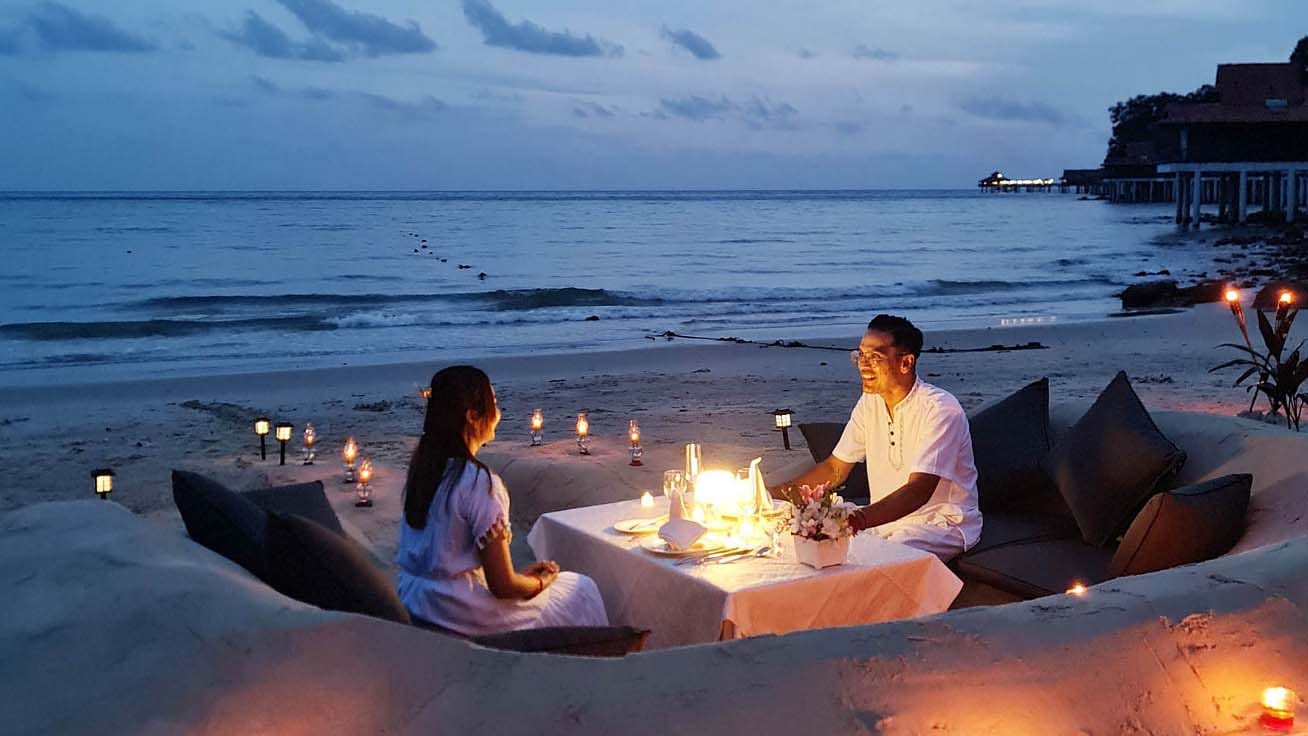 Berjaya Langkawi Resort, strandmiddag