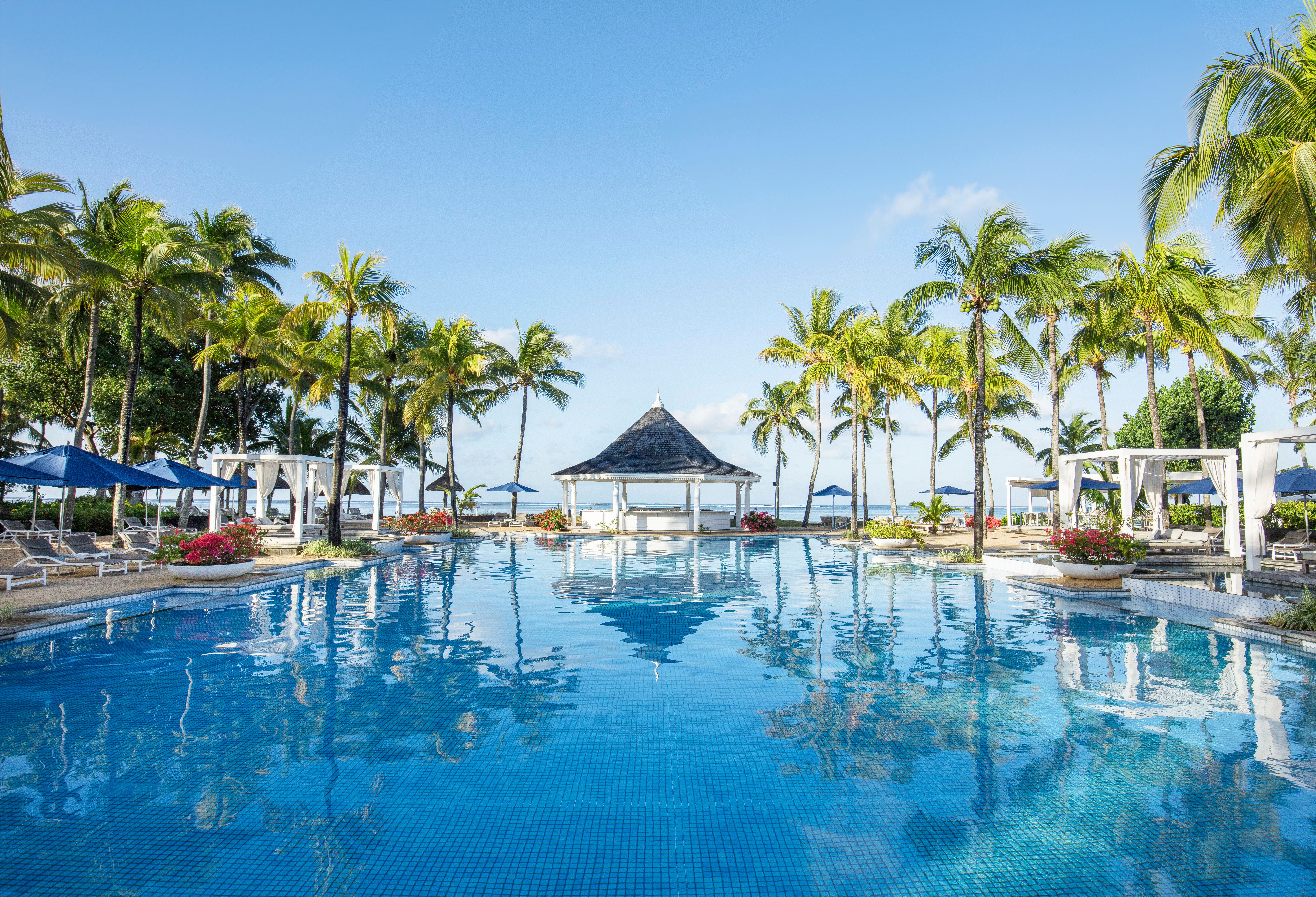 Heritage Le Telfair udsigt over poolen