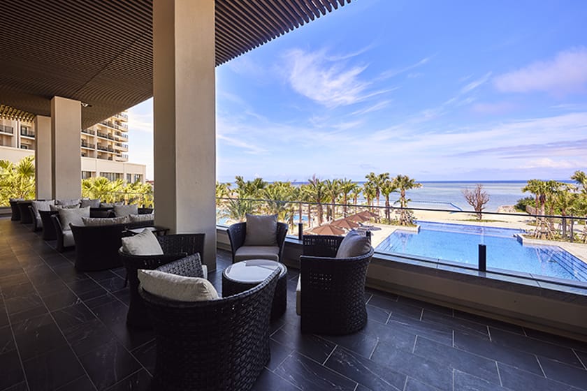 Ryukyu Hotel & Resort Nashiro Beach, loungeudsigt