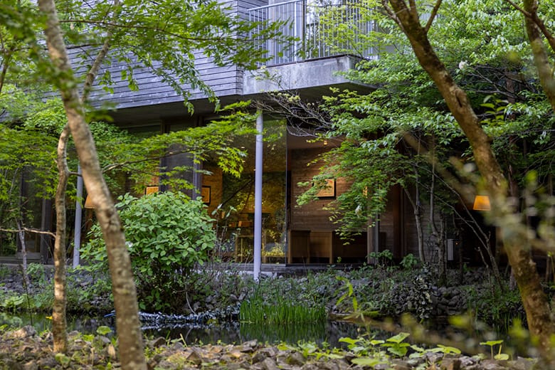 Hakone Retreat Före, udefra