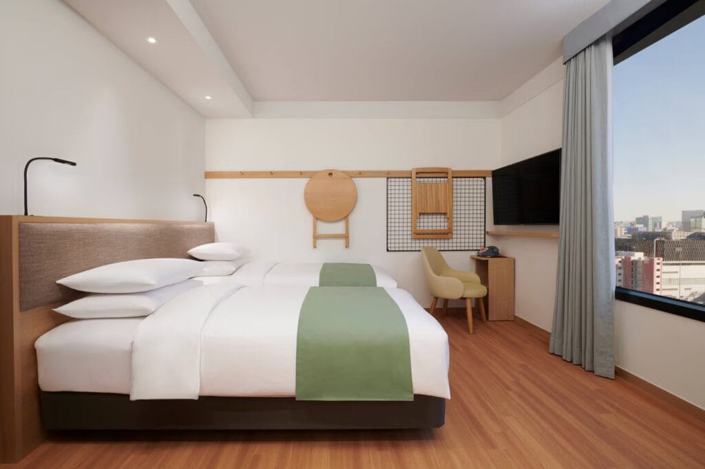 Moxy Seoul Insadong, twin værelse