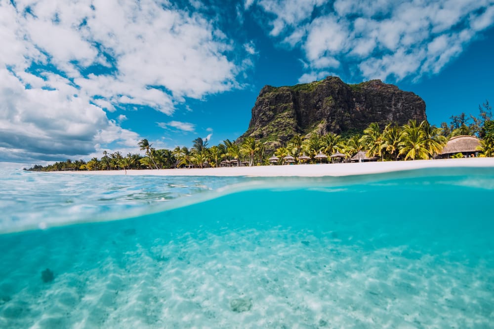 Mauritius fra havet