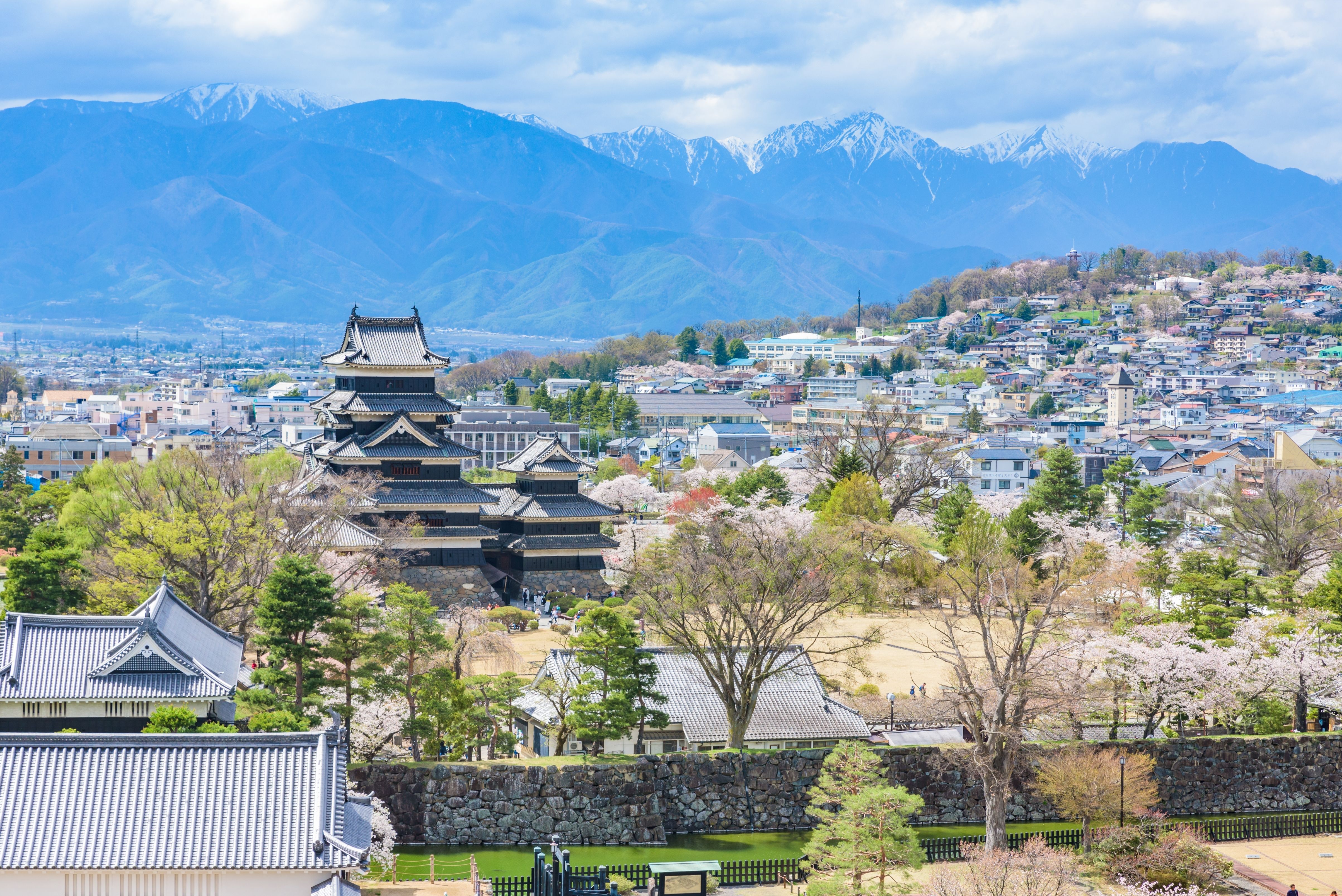 Matsumoto-jō, Japans nationalskat i Matsumoto by, Nagano.
