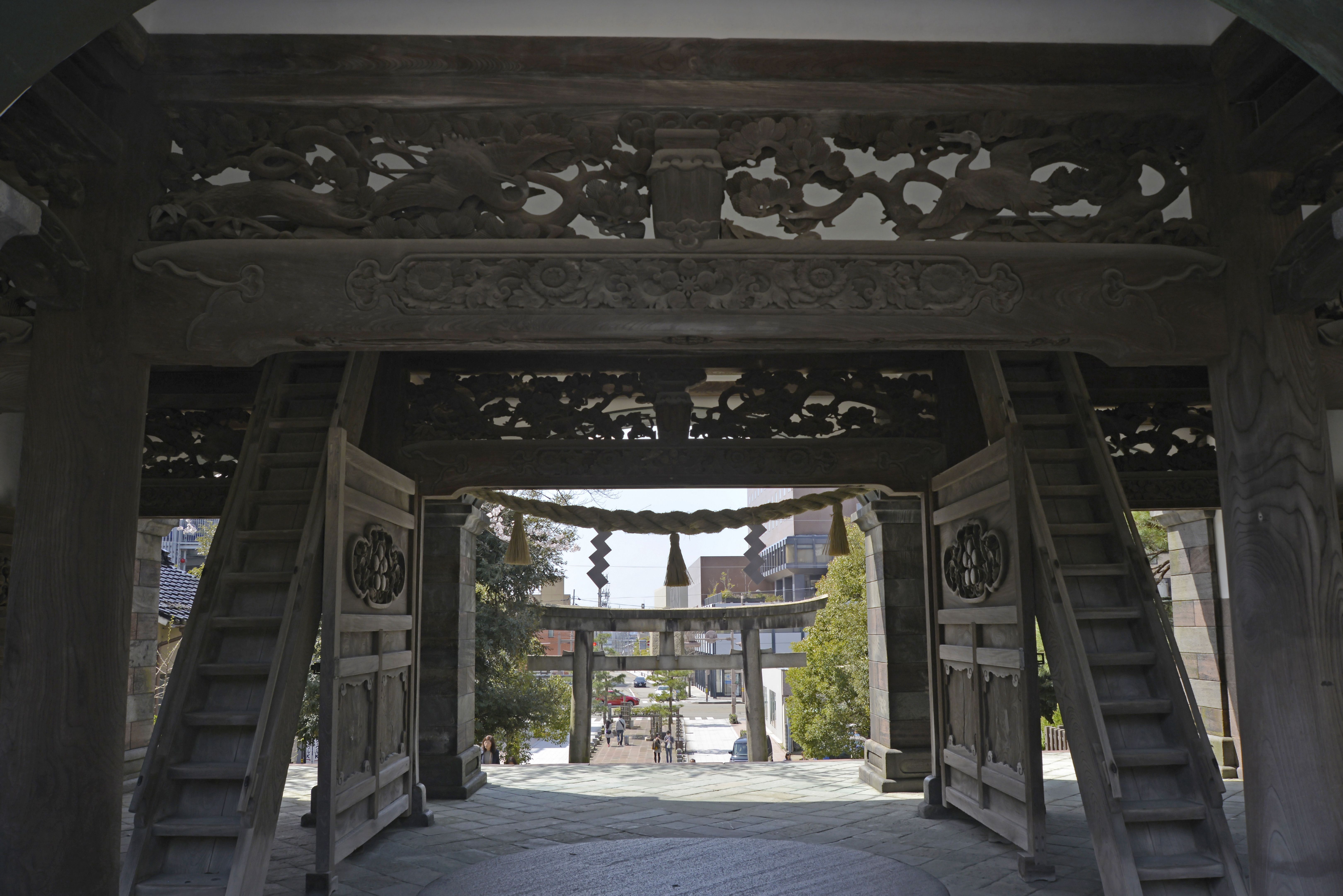 Oyama-jinja helligdommen i Kanazawa.