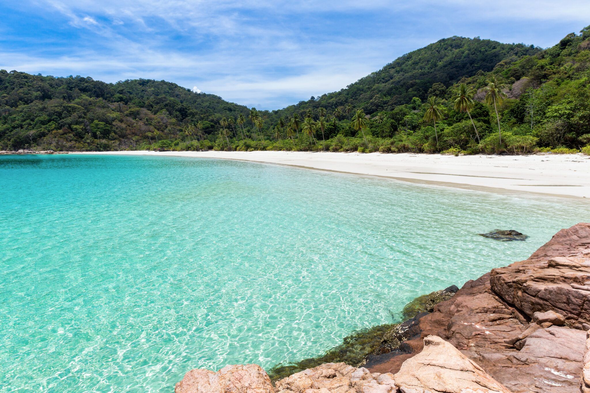 Strand på Redang Island