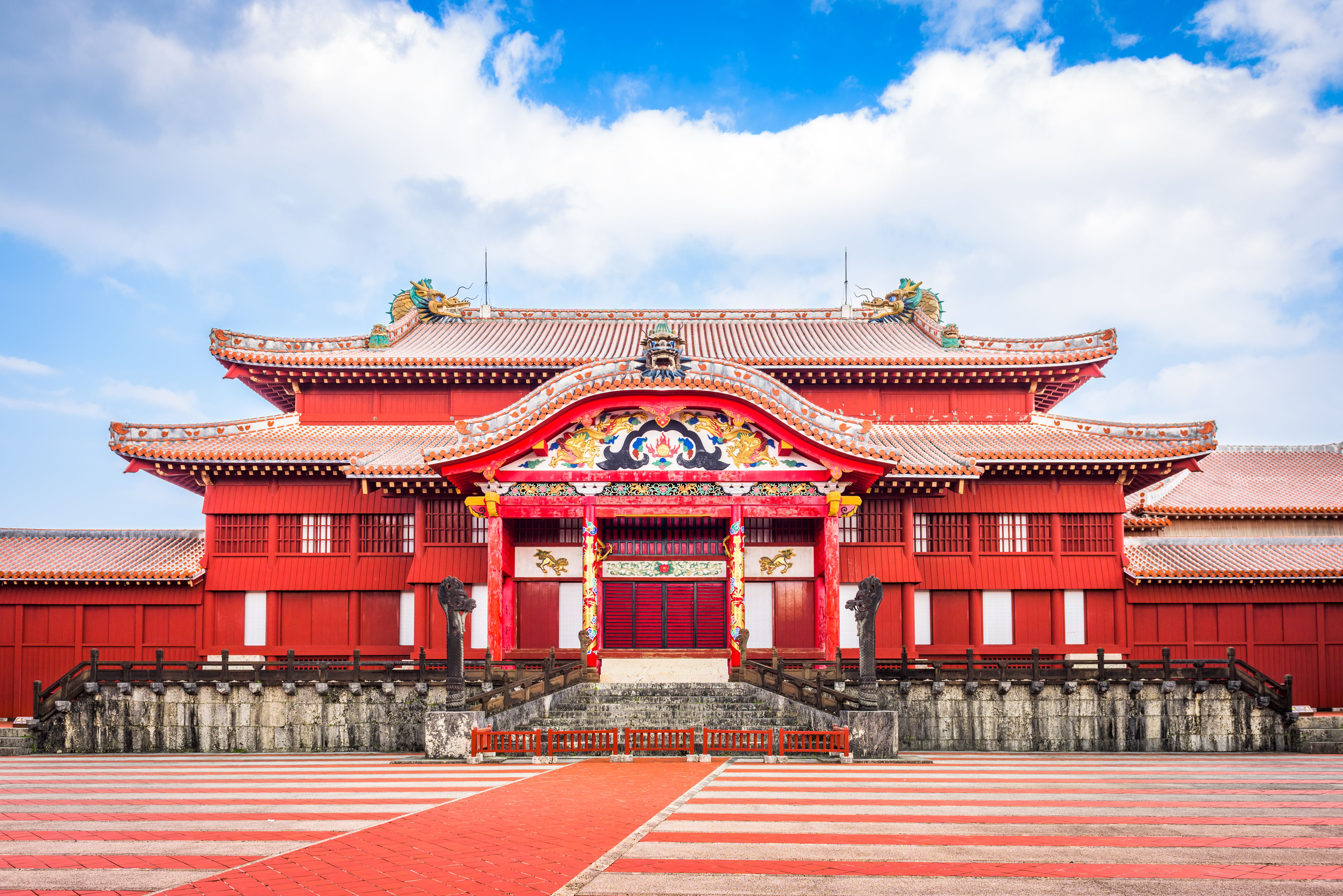 Shuri Castle i Okinawa.