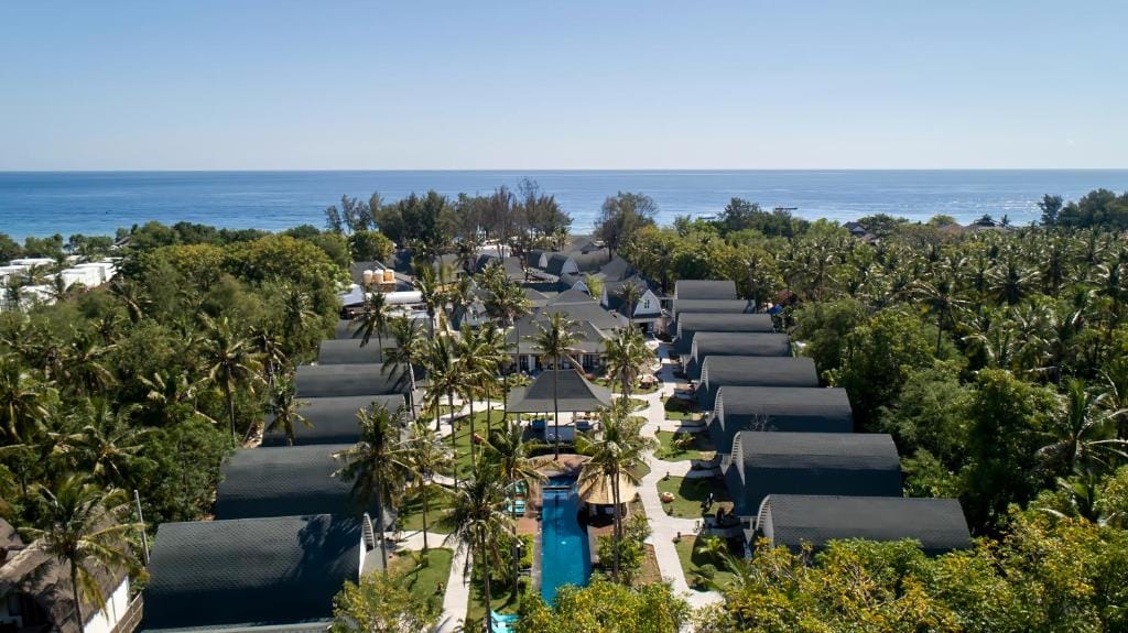 Udsigt over Jambuluwuk Ocean Resort