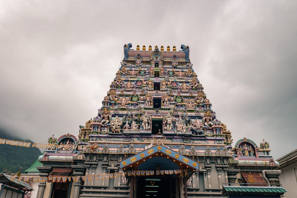 Indgang til Hindu Kovil Sangam templet