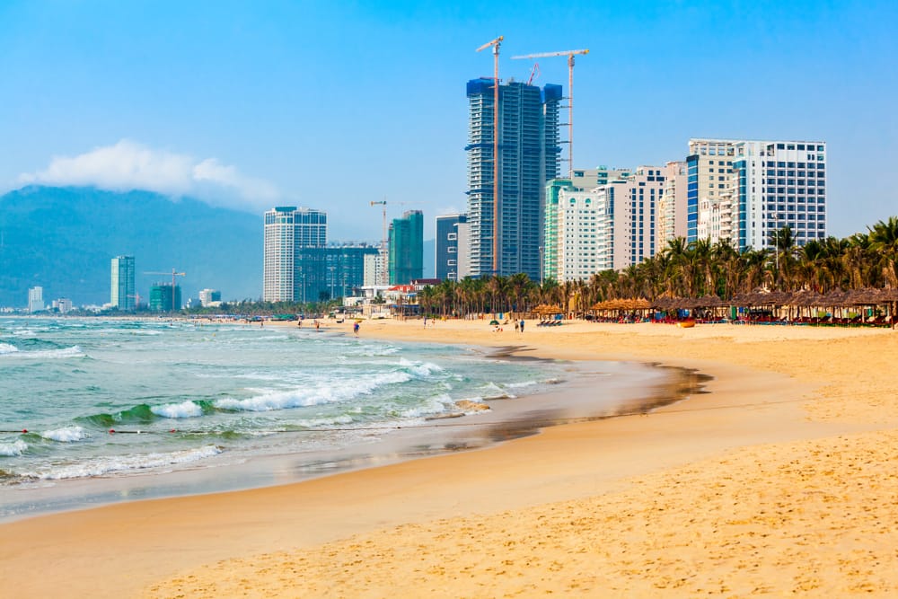 Danang strand promenade