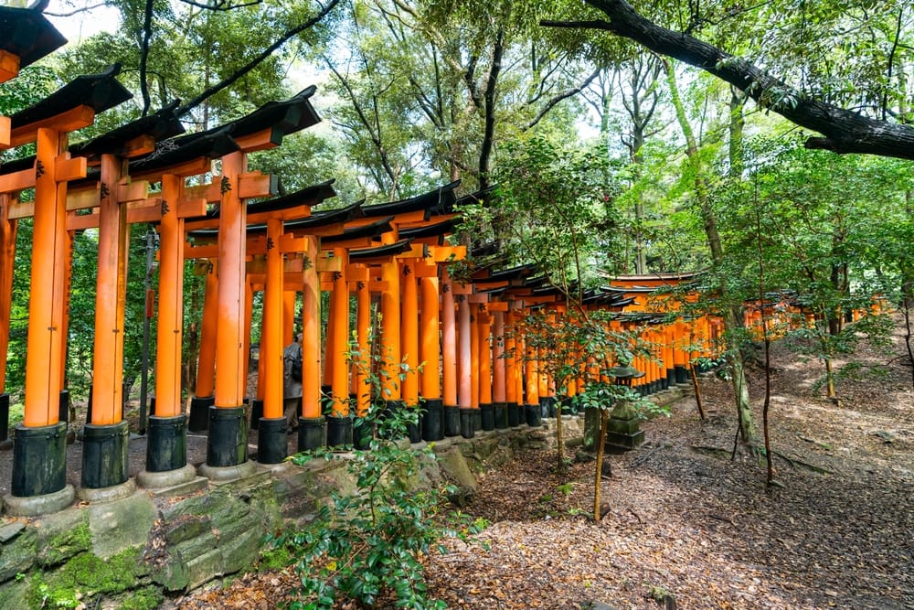 De røde Tori porte i Kyoto