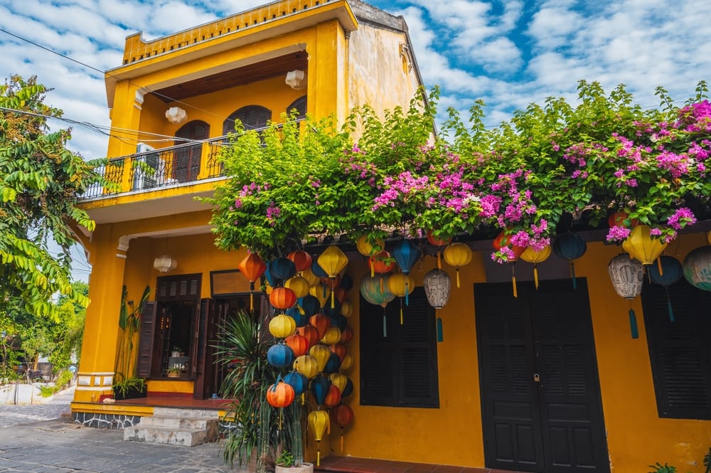 Smukt gammelt hus i Hoi An