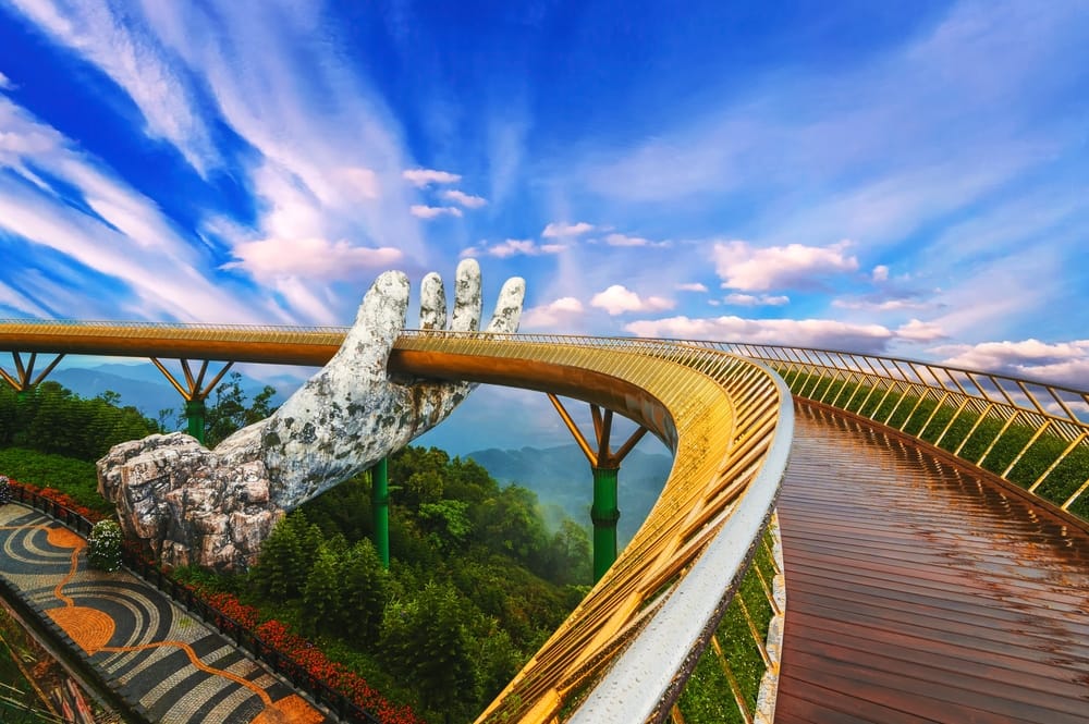 Golden Bridge i Vietnam