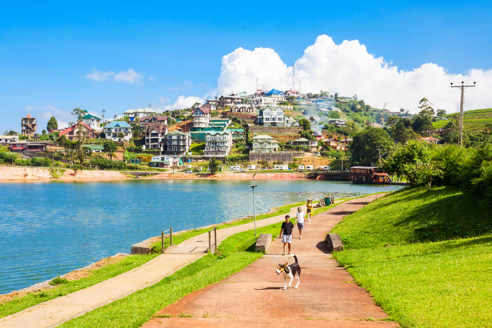 Lake Gregory og Gregory Park i Nuwara Eliya