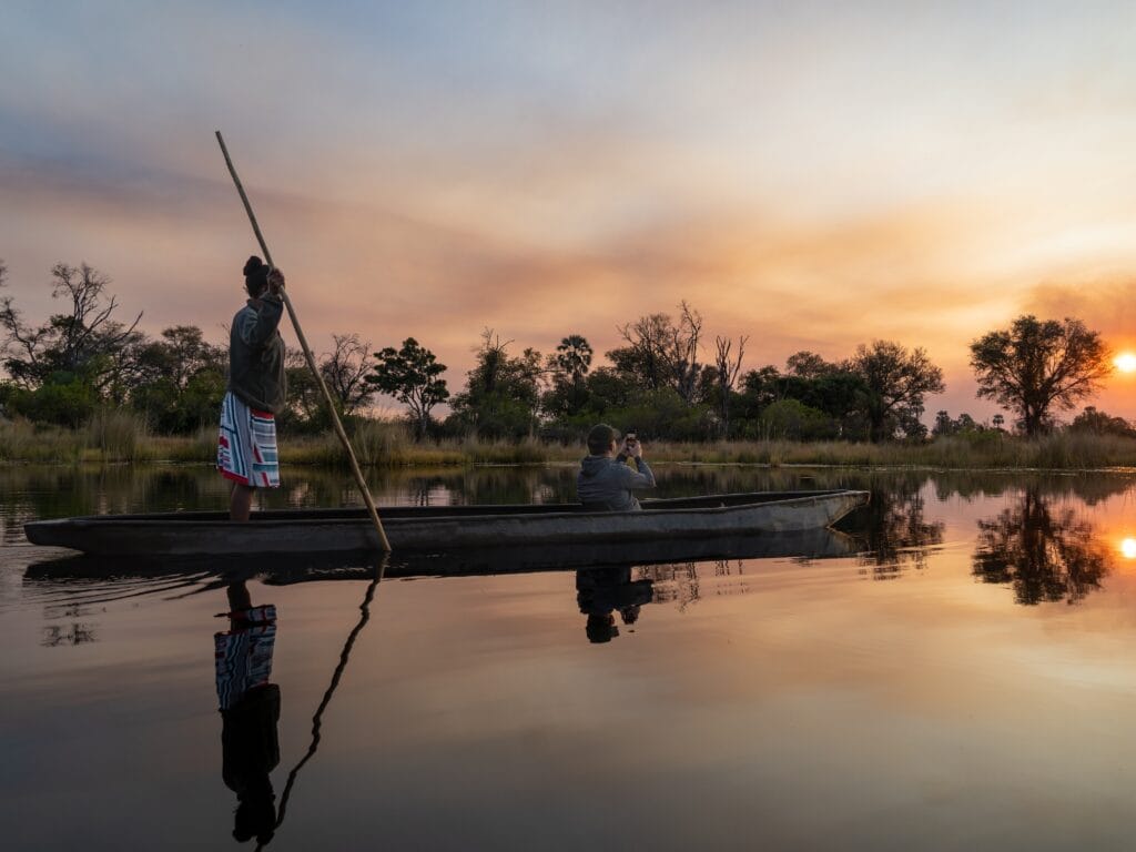 Mokoro i Okavango-deltaet Mokoro i Okavango-deltaet