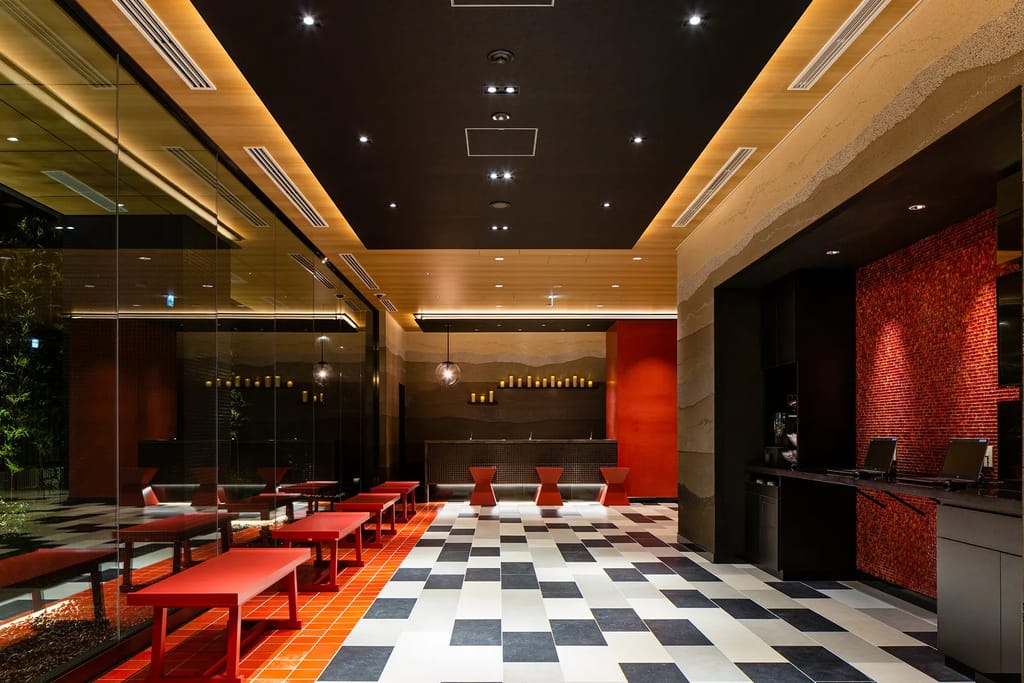 The B Asakusa, Lobby og reception