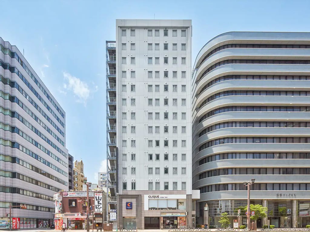 Comfort Hotel Hiroshima Otemachi, udefra