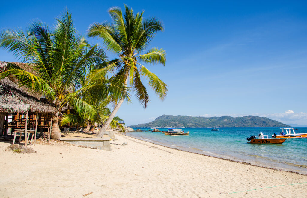 Strand på Nosy Be