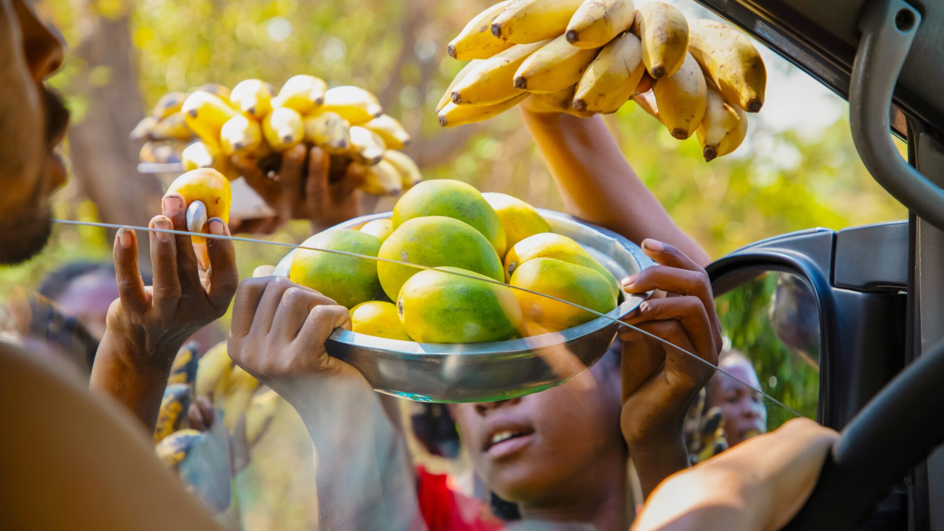 Gadesælgere af Antsirabe Madagaskar