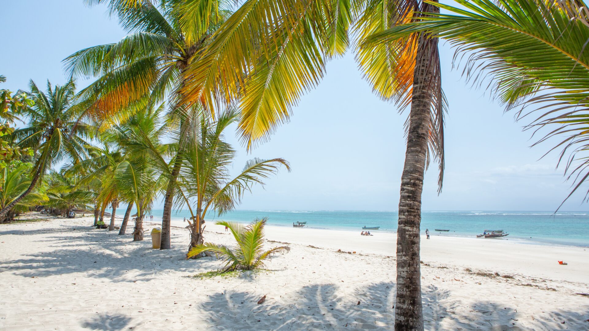 Diani Beach på kenyakysten