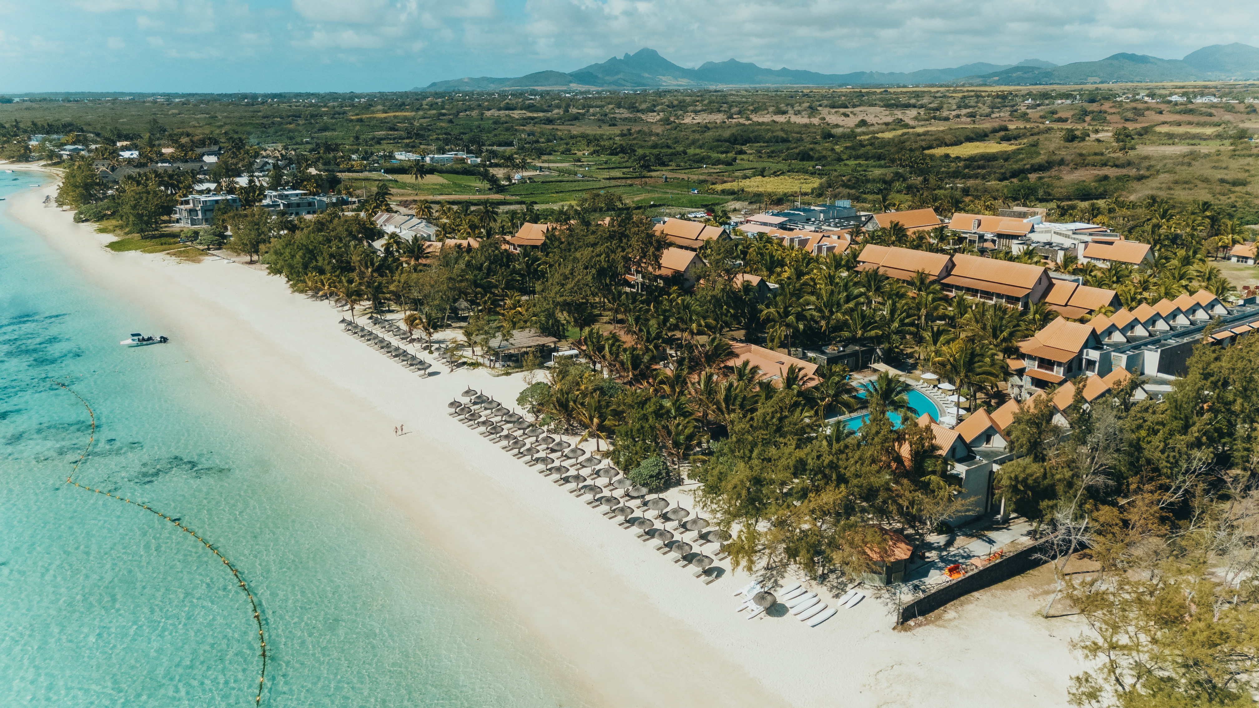 Crystal Beach Resort Belle Mare, view