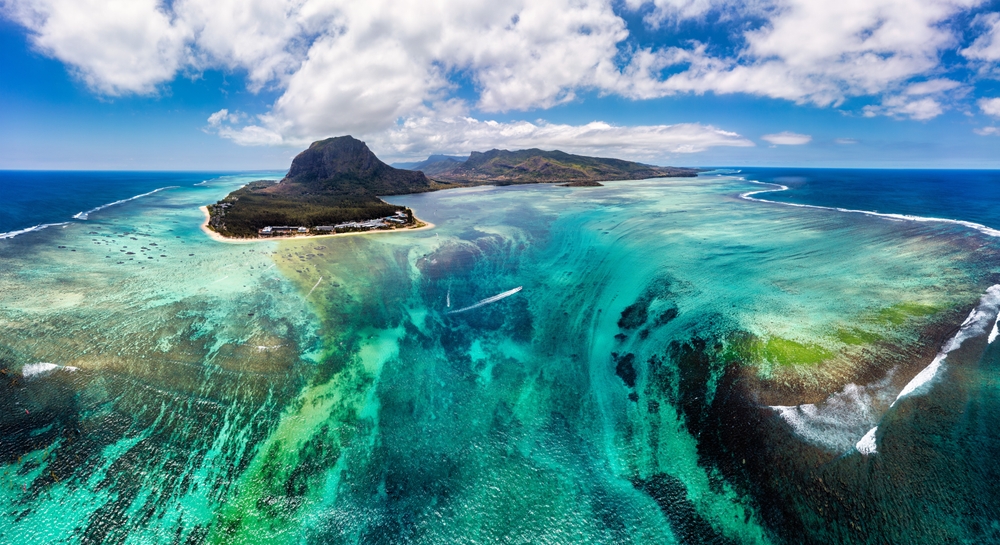Udsigt over Mauritius