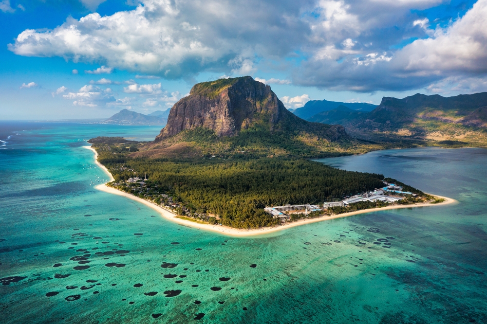 Le Morne ved Mauritius