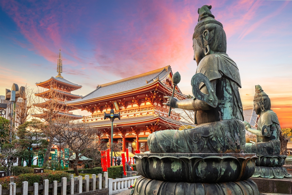 Sensoji i Tokyo, Helligt tempel
