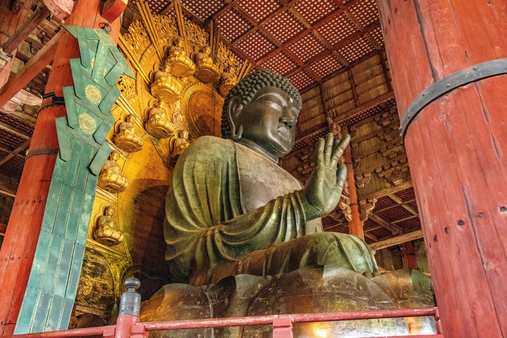 Tōdai-ji-templet i Nara, Japan.